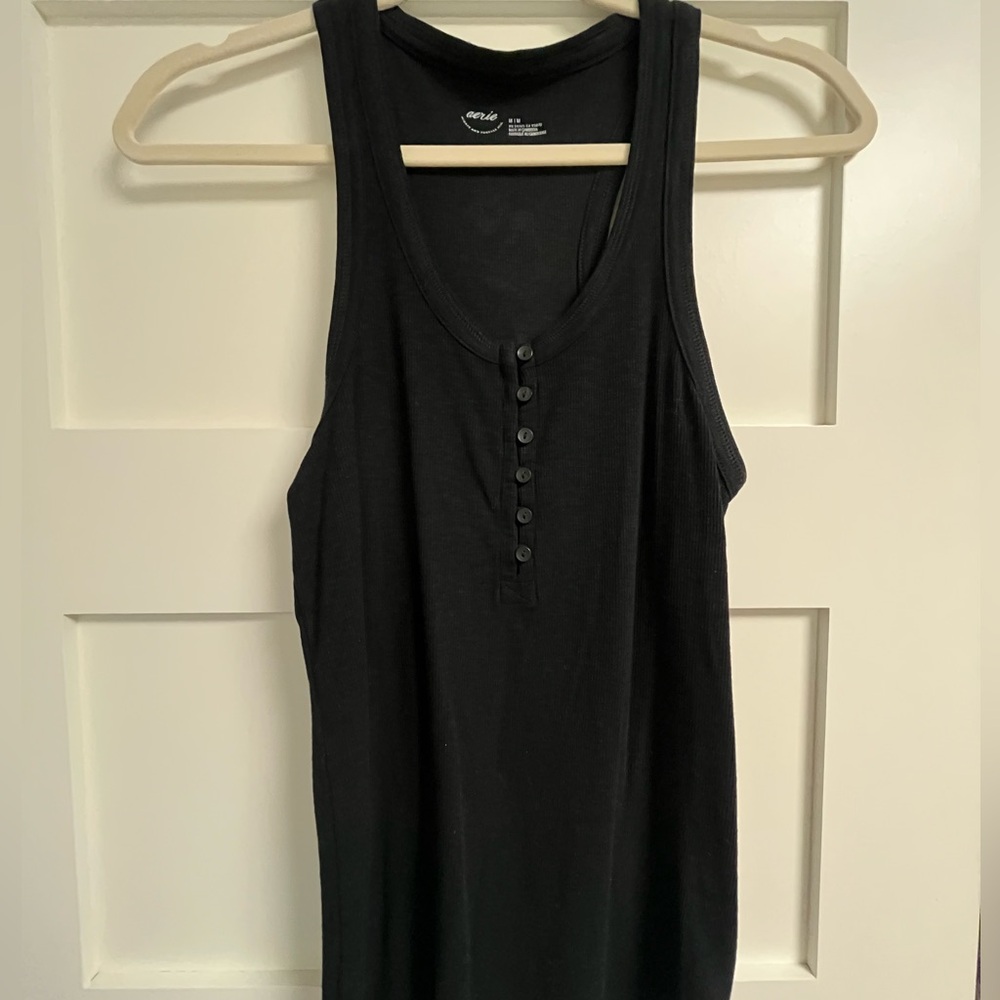 Black Razor Back Tank